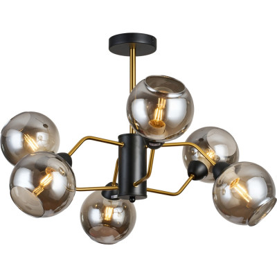 Потолочная люстра  MD.9083-6-S-BK+COP