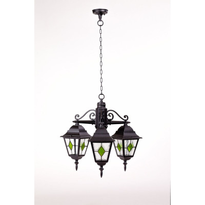 Уличный светильник подвесной QUADRO M lead GLASS 79970MlgG/3 Bl