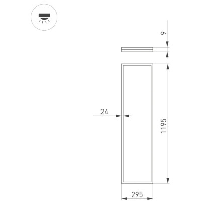 Светодиодная панель  043558