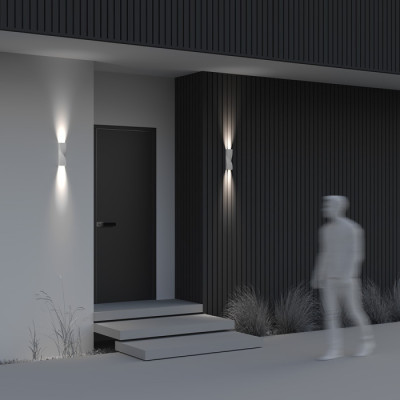 Настенный светильник уличный Twist O040WL-L11W3K