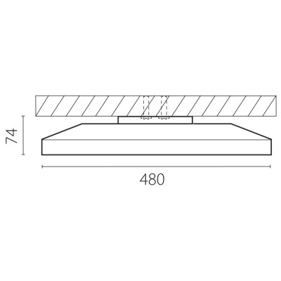 Настенно-потолочный светильник Arco Eco 225751