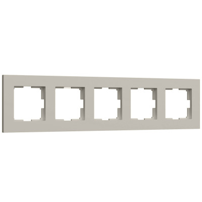 Рамка Slab дымчатый софт W0052917