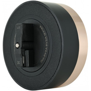 Трековая розетка Am-track-sockets 380066TS LED/USB-Type-C Gold