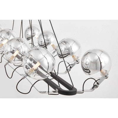 Подвесная люстра Marseo LDP 9110-8-PR BK+CHR