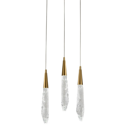 Подвесной светильник OD2438 OD2438-3 gold/clear